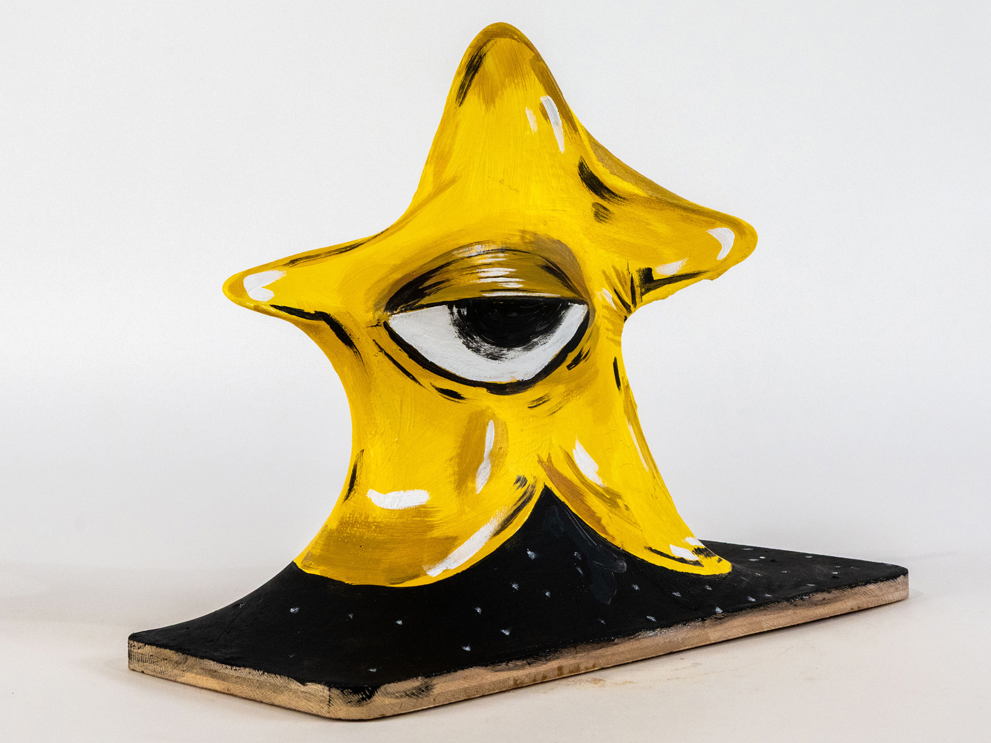 The Watching Star by Mia Olague - Acrylic on Nylon & Wire sculpture
