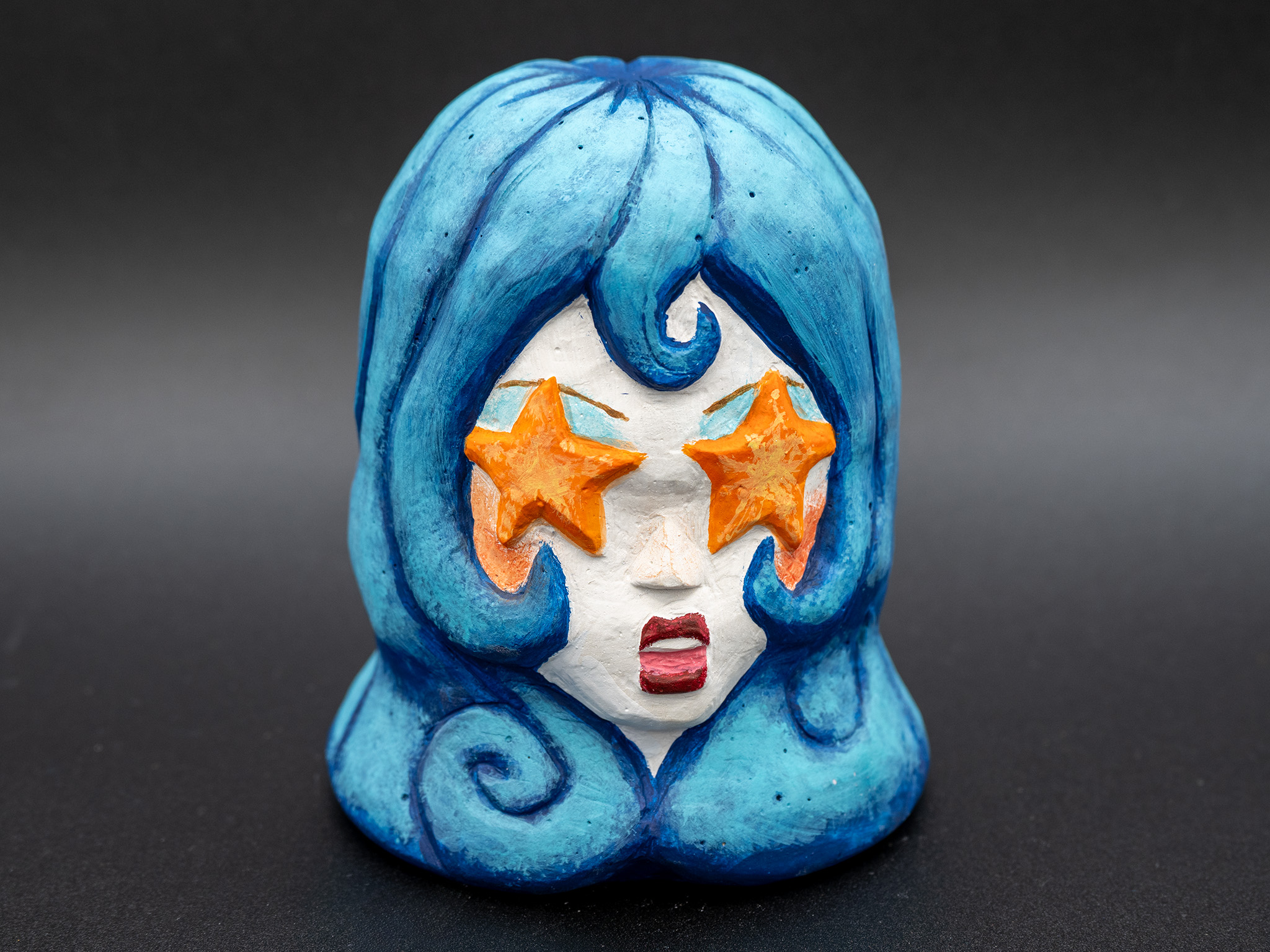 Starstruck! by Jose Gonzalez - Plaster sculpture in the round