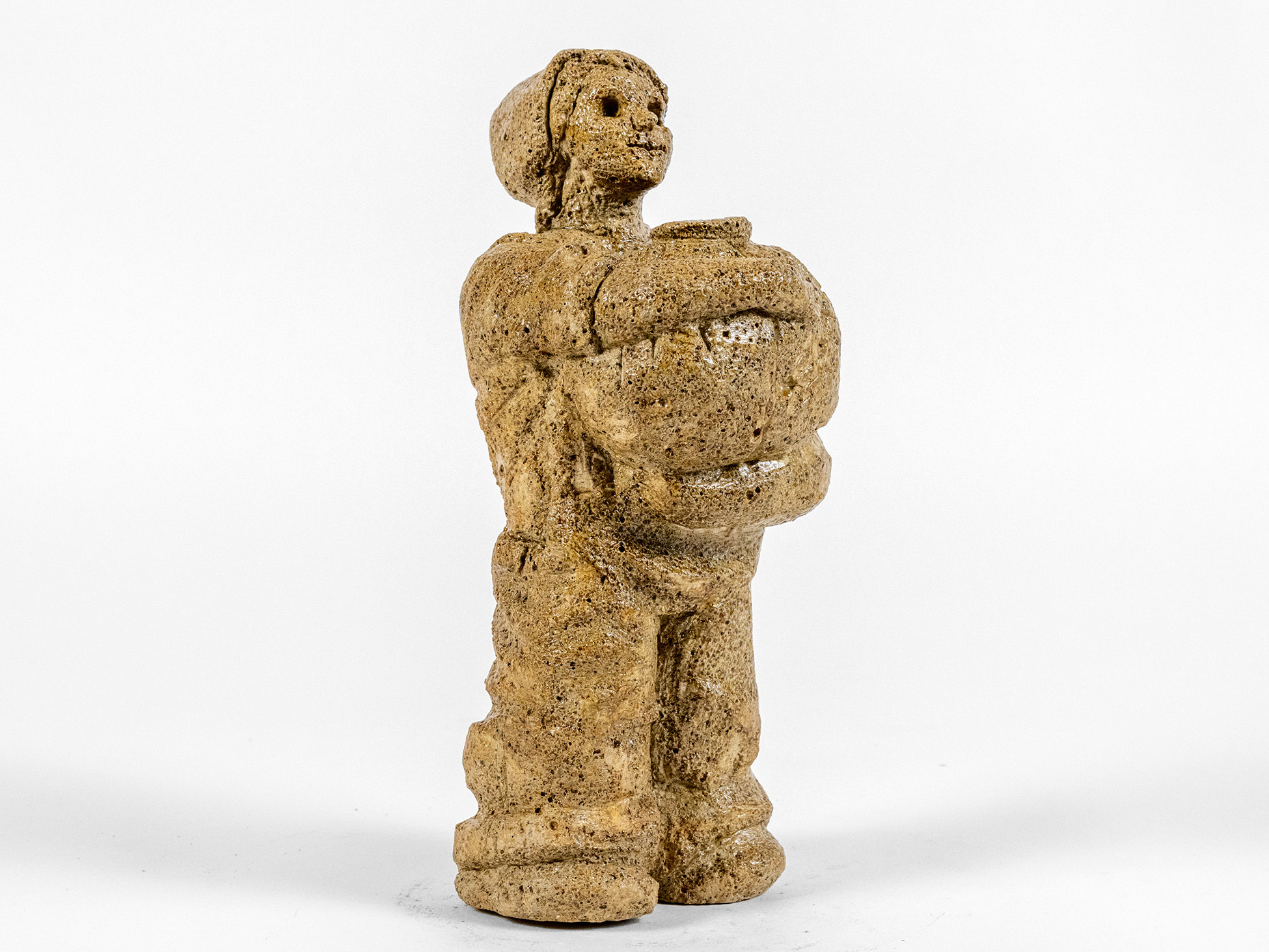 Little Gnome by Erick Garcia - Concrete and Vermiculite carving